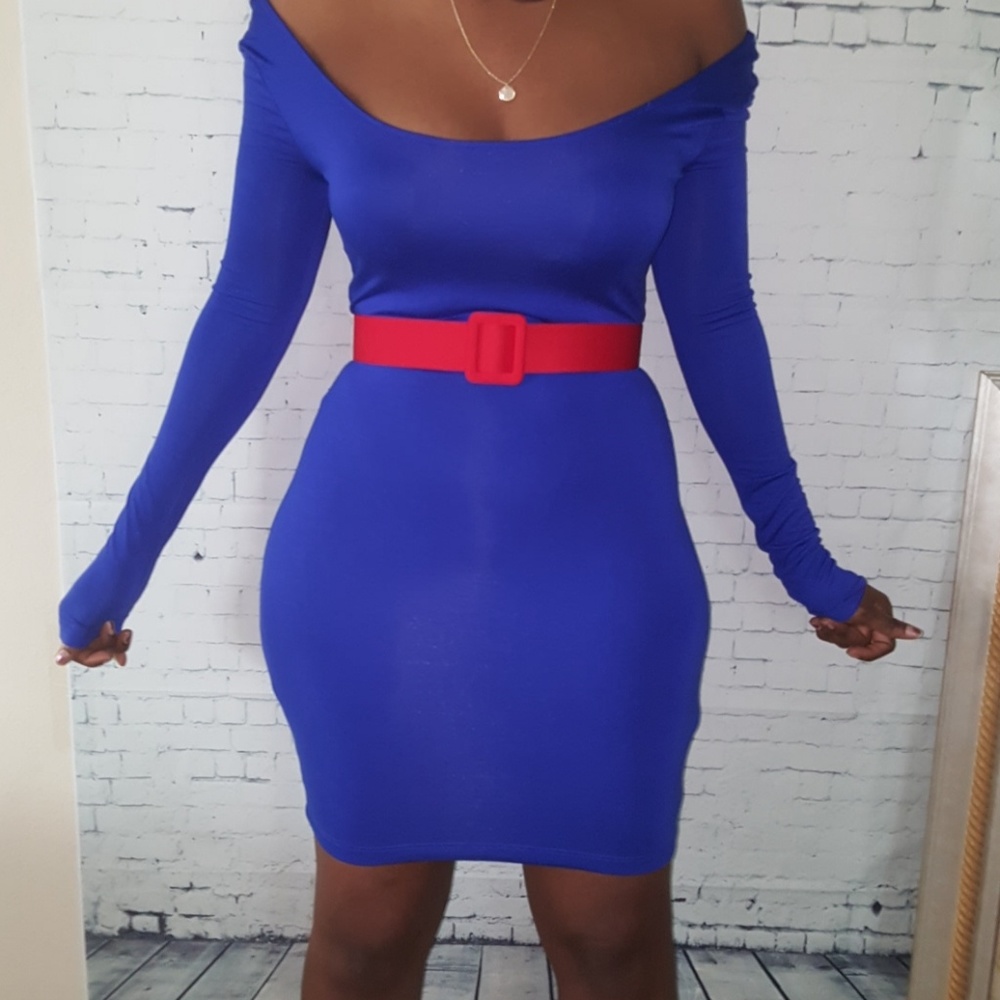Blue dress